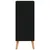 Produktbild 4 för Skänk svart 60x30x72 cm spånskiva
