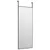 Produktbild 3 för Dörrspegel svart 30x80 cm glas och aluminium