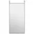 Produktbild 2 för Dörrspegel svart 50x100 cm glas och aluminium