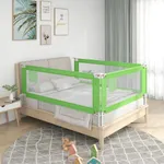 Sängskena för barn grön 90x25 cm tyg
