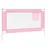 Produktbild 5 för Sängskena för barn rosa 120x25 cm tyg