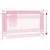 Produktbild 6 för Sängskena för barn rosa 120x25 cm tyg