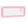 Sängskena för barn rosa 180x25 cm tyg