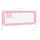 Sängskena för barn rosa 190x25 cm tyg
