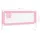 Sängskena för barn rosa 200x25 cm tyg