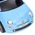 Produktbild 5 för Elbil för barn Fiat 500 blå