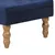 Produktbild 3 för Pall marinblå 60x60x36 cm sammet