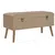 Produktbild 7 för Bänk med förvaringsutrymme 80 cm beige sammet