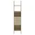 Produktbild 4 för Bokhylla sonoma-ek 40x35x180 cm spånskiva