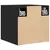 Produktbild 6 för Väggmonterade tv-skåp 4 st svart 30,5x30x30 cm