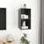 Produktbild 6 för Väggmonterad tv-bänk grå 37x37x72 cm konstruerat trä