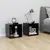 Produktbild 8 för Tv-bänk svart 37x35x37 cm konstruerat trä
