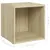 Produktbild 10 för TV-bänk sonoma-ek 37x35x37 cm konstruerat trä