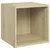 Produktbild 3 för TV-bänk 4 st sonoma-ek 37x35x37 cm konstruerat trä