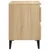 Produktbild 4 för Sängbord sonoma-ek 40x35x50 cm konstruerat trä