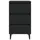 Sängbord med metallben svart 40x35x69 cm