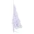 Produktbild 6 för Halv plastgran med stativ vit 150 cm PVC