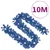Produktbild 7 för Julgirlang med LED-lampor 10 m blå
