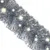 Produktbild 5 för Julgirlang med LED-lampor 20 m silver