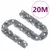 Produktbild 8 för Julgirlang med LED-lampor 20 m silver