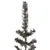 Produktbild 3 för Julgran smal svart 210 cm 