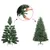 Produktbild 8 för Plastgran för hörn grön 240 cm PVC