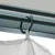 Produktbild 10 för Paviljong med gardin & ljusslinga LED 3x3 m gräddvit aluminium