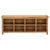 Produktbild 2 för Skohylla 114x37x45 cm massiv ek