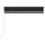 Produktbild 4 för Markis manuellt infällbar med LED 300x250 cm antracit