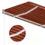 Produktbild 5 för Automatisk markis med vindsensor & LED 400x300 cm orange/brun