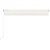 Produktbild 3 för Markis manuellt infällbar med LED 450x300 cm gräddvit