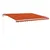 Produktbild 2 för Markis automatisk 400x350 cm orange och brun