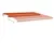 Produktbild 3 för Markis automatisk 400x350 cm orange och brun