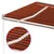 Produktbild 5 för Markis manuellt infällbar med LED 500x350 cm orange/brun