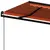 Produktbild 5 för Markis automatiskt infällbar 400x350 cm orange och brun