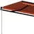 Produktbild 5 för Markis manuellt infällbar 450x350 cm orange och brun