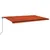 Produktbild 2 för Markis manuellt infällbar 500x350 cm orange/brun