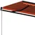 Produktbild 5 för Markis manuellt infällbar 500x350 cm orange/brun