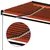 Produktbild 5 för Markis manuellt infällbar med LED 500x350 cm orange/brun