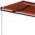 Produktbild 5 för Markis manuellt infällbar 600x350 cm orange och brun