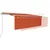 Produktbild 4 för Automatisk markis vindsensor rullgardin LED 4x3m orange/brun 