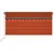 Produktbild 3 för Markis manuellt infällbar m. rullgardin LED 3x2,5 m orange/brun  