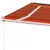 Produktbild 6 för Automatisk markis med vindsensor & LED 400x300 cm orange/brun