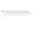 Produktbild 6 för Markis manuellt infällbar med LED 450x300 cm gräddvit