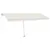 Produktbild 2 för Markis manuellt infällbar fristående 500x300 cm gräddvit