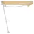 Produktbild 6 för Fristående markis automatisk 500x300 cm gul/vit