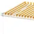 Produktbild 7 för Fristående markis automatisk 500x300 cm gul/vit