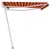 Produktbild 6 för Fristående markis automatisk 500x300 cm orange/brun