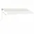Produktbild 6 för Automatisk markis fristående 400x350 cm gräddvit