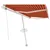 Produktbild 3 för Fristående markis automatisk 400x350 cm orange/brun